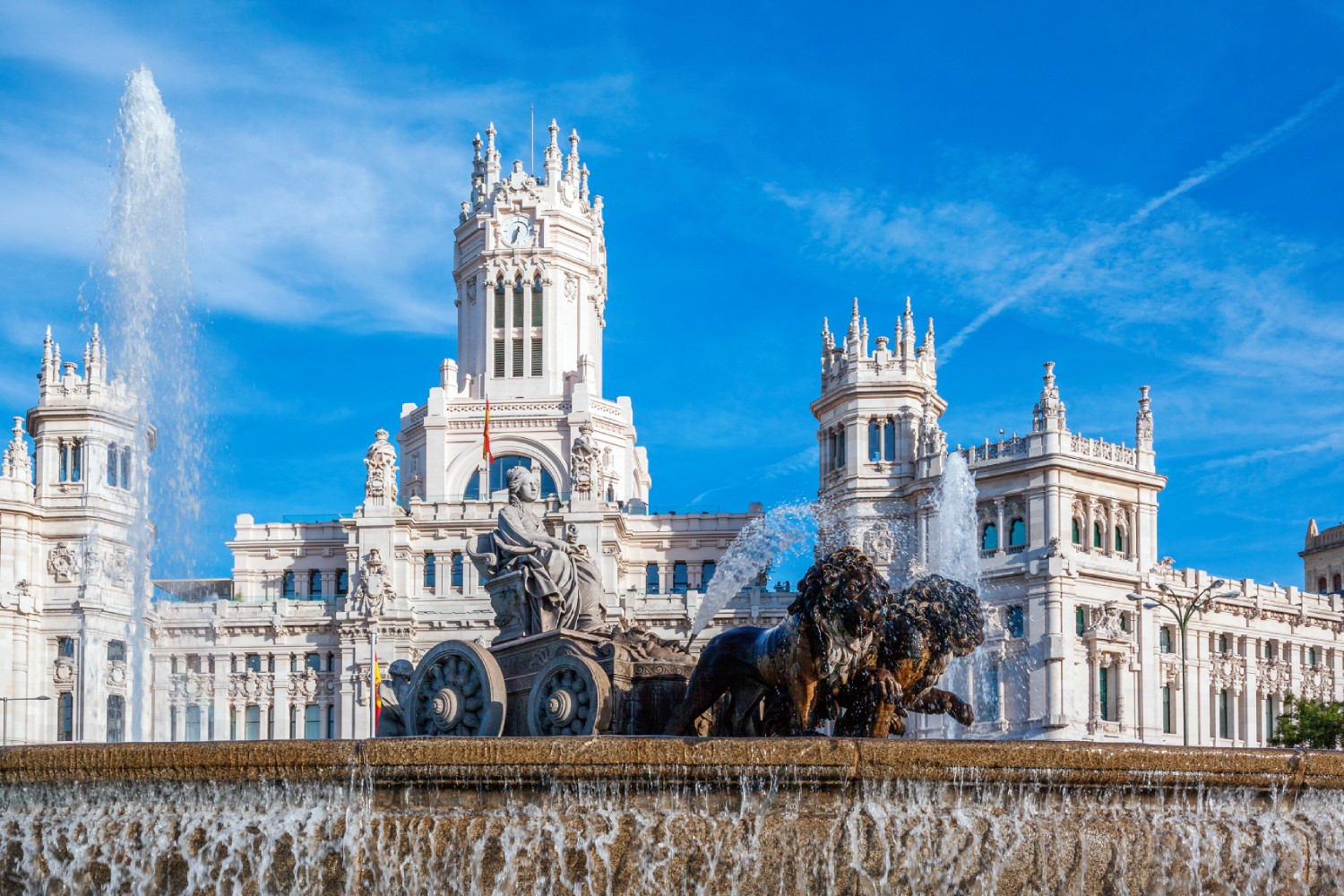 Madrid Cibeles Palace Fountain