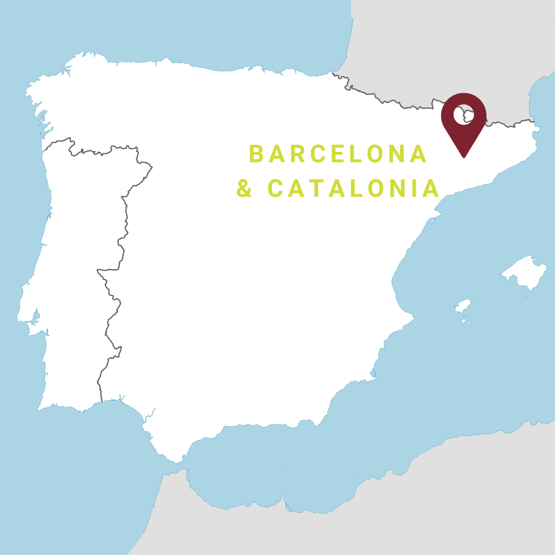 Map Barcelona & Catalonia